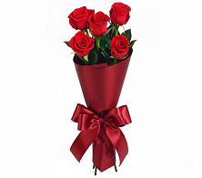 Букет 5 Красных роз Эдлесс Лав в Орловке