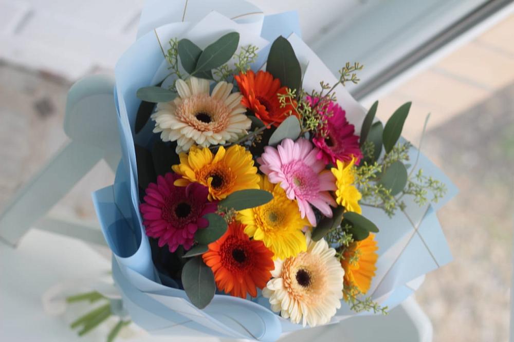 Букет цветов из: Герберы в Орловке