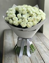 Букет 35 Белых роз в Орловке