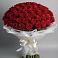 Букет 101 Красная роза Блэк Мэджик в Орловке