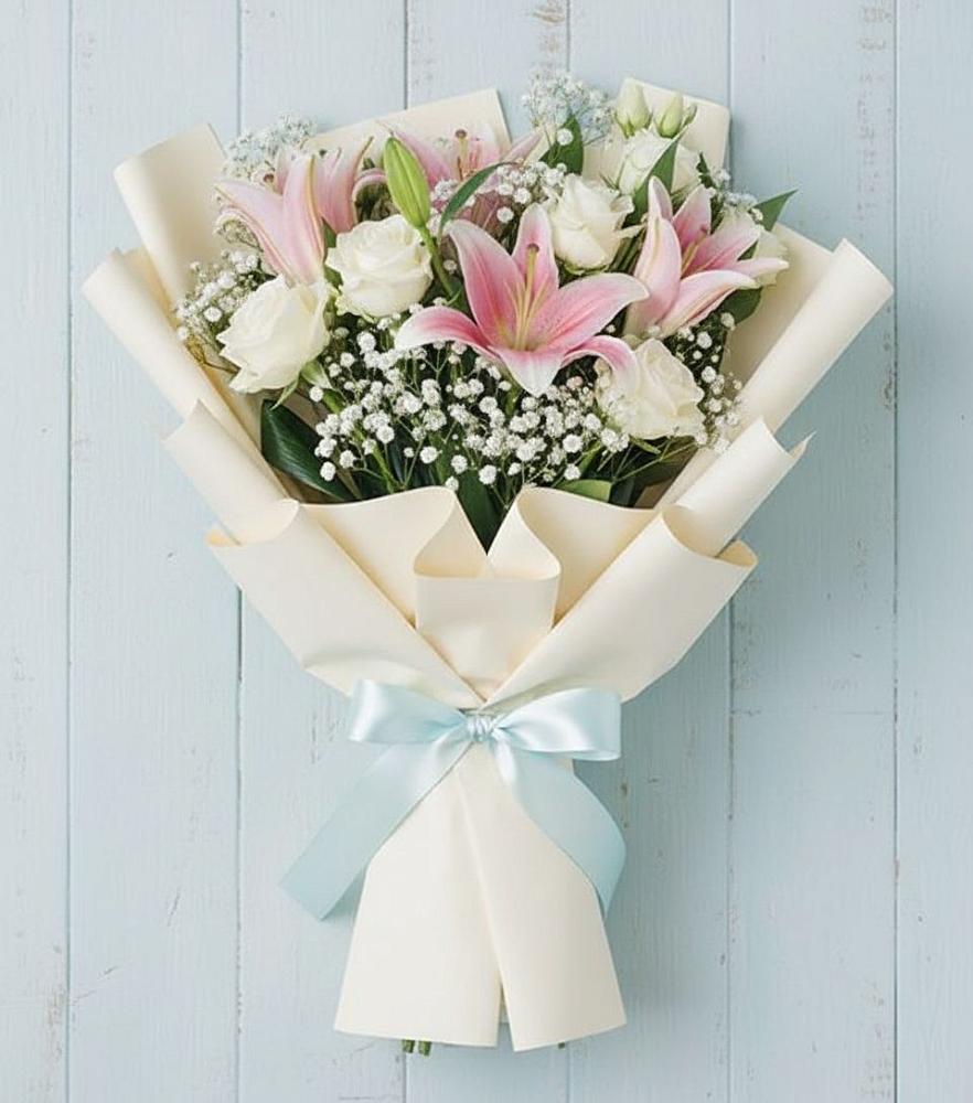 Букет цветов из: Лилии в Орловке