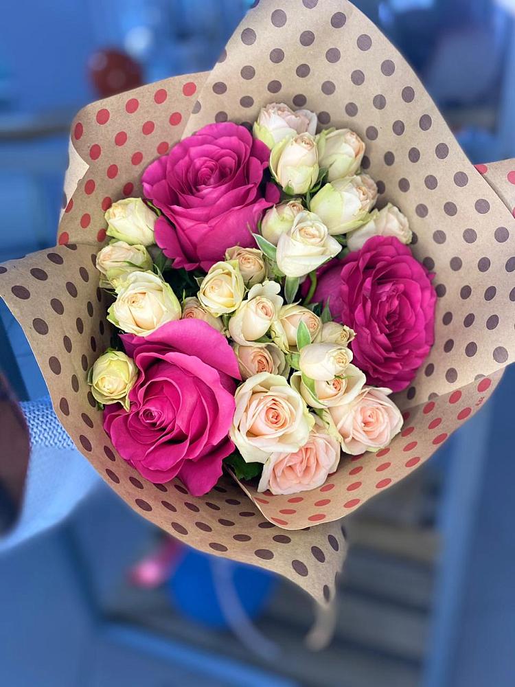 Букет цветов из: Розы в Орловке