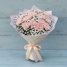 Букет цветов из:  Гвоздики в Орловке
