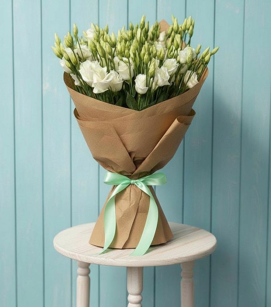 Букет цветов из: Лизиантусы в Орловке