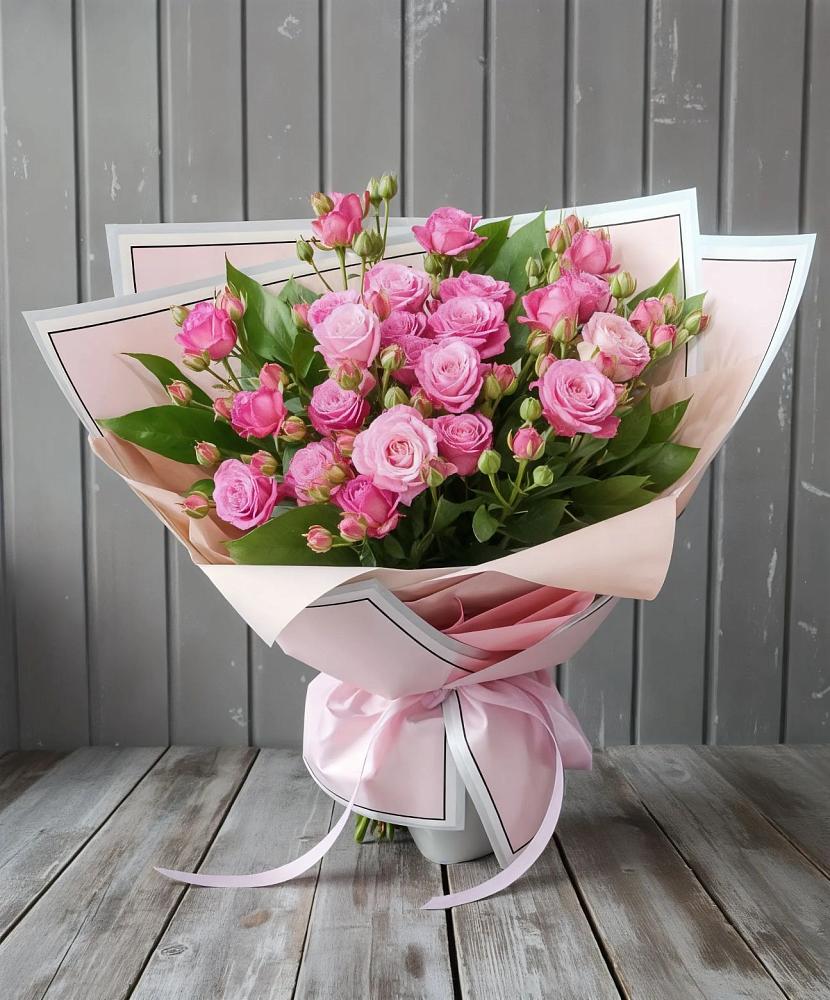 Букет Розовый кустик в Орловке