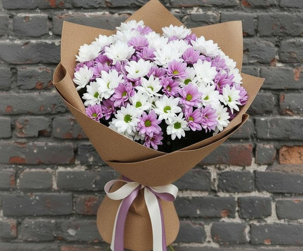Букет цветов из: Хризантемы в Орловке