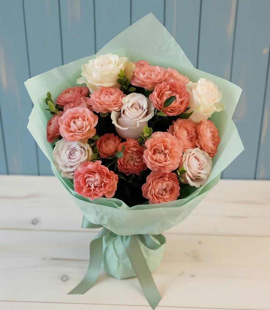 Букет цветов из: Розы в Орловке