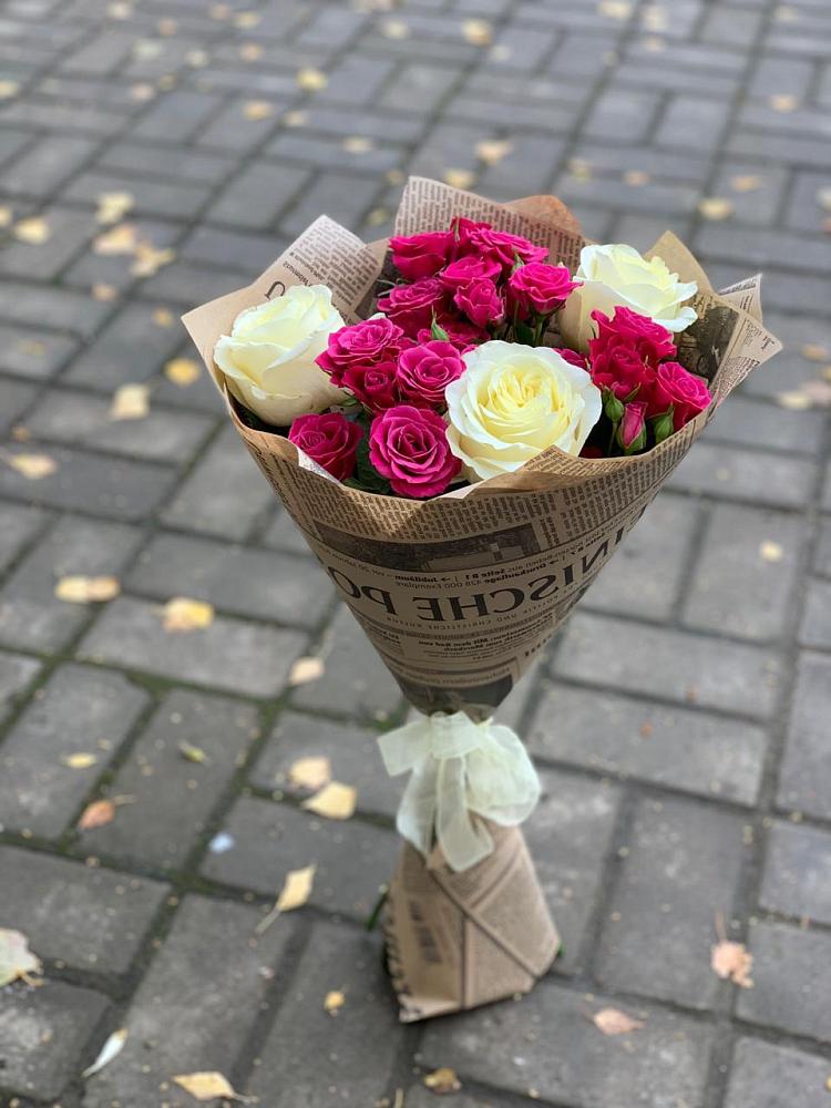 Букет цветов из: Розы в Орловке