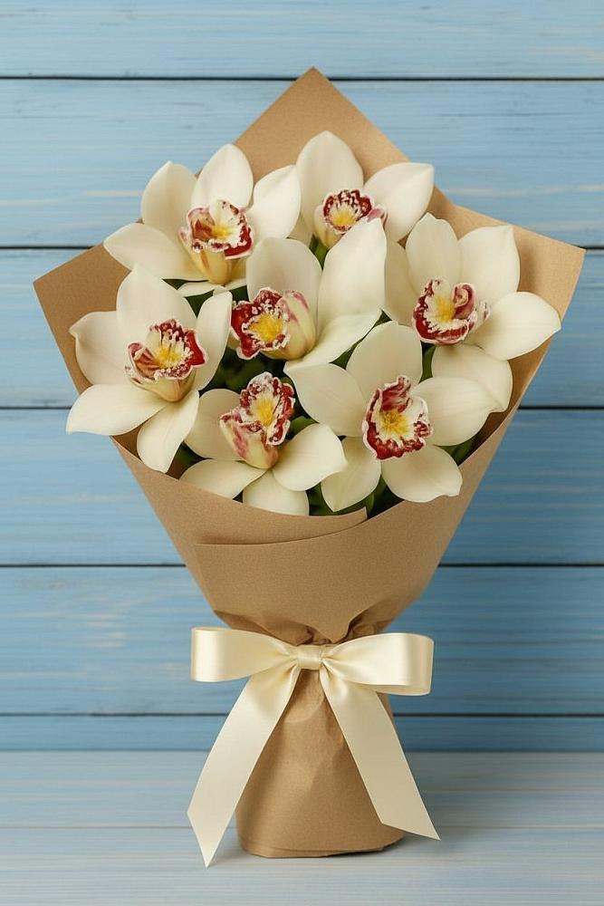 Букет цветов из: Орхидеи и Розы в Орловке