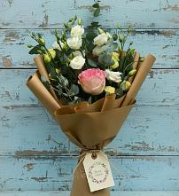 Букет цветов из:  Розы и Лизиантусы #REPLACE_PRED# Орловке