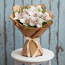 Букет цветов из:  Орхидеи и Розы в Орловке